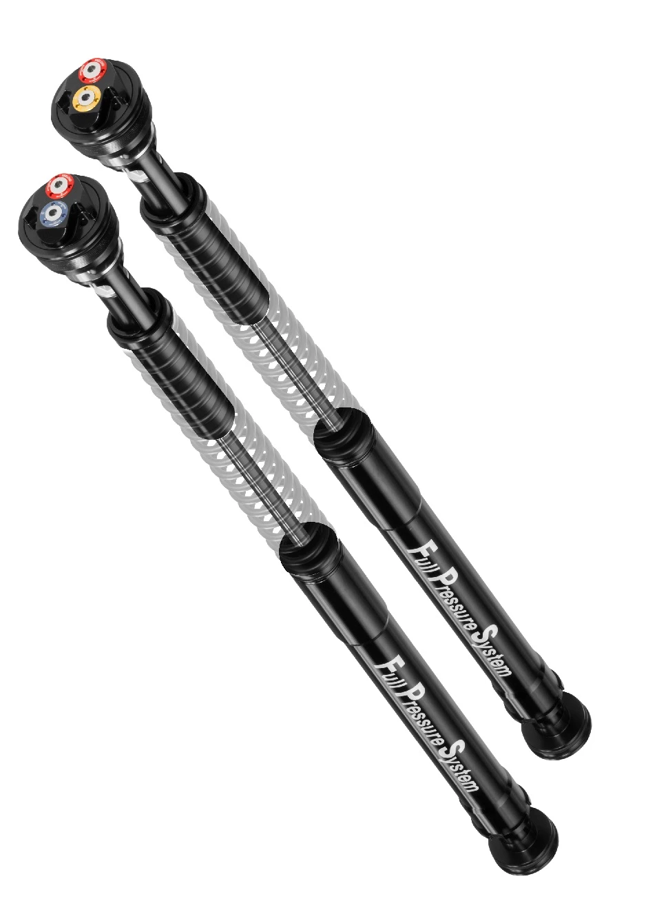 Pressurized cartridge BITUBO adjustable: spring preload, rebound, compression without springs and oil, L+ 15mm