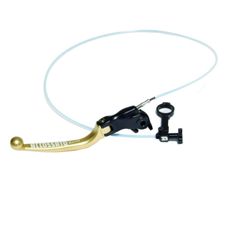 Brake lever folding ACCOSSATO RA001 With Integrated remote adjuster for Original Brake Master Cylinders zlato