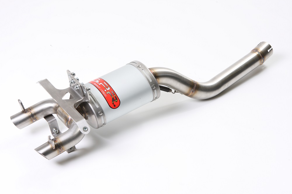 Slip-on exhaust GPR ALLUMINIO GHOST Y.146.AO Silver Anodized