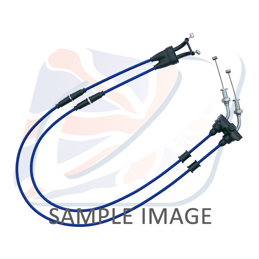 Throttle cables (pair) Venhill Y01-4-077-BL featherlight plavi