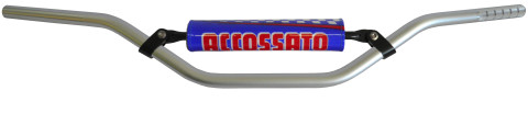 Handlebar ACCOSSATO aluminium, 22 mm silver