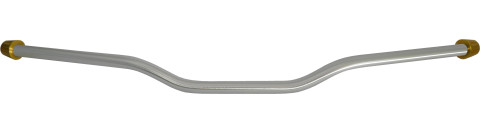 Handlebar ACCOSSATO aluminium, 22 mm silver