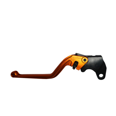 Clutch Lever ACCOSSATO ESB055 fixed CNC-worked aluminium, orange