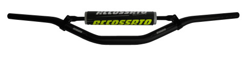 Handlebar ACCOSSATO aluminium, 28.5 mm Crni