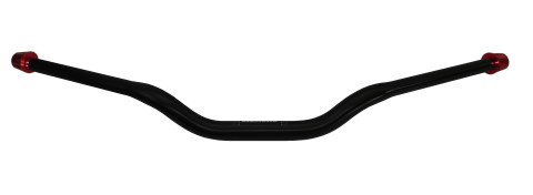 Handlebar ACCOSSATO HB183 Aluminium Made With Variable Diameter - 28.5 mm Crni