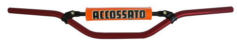 Handlebar ACCOSSATO aluminium, 22 mm crven