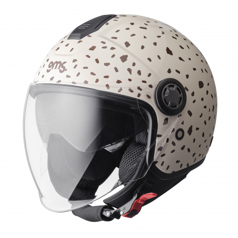 Jet helmet GMS GELATO ZG11501 stracciatella XS