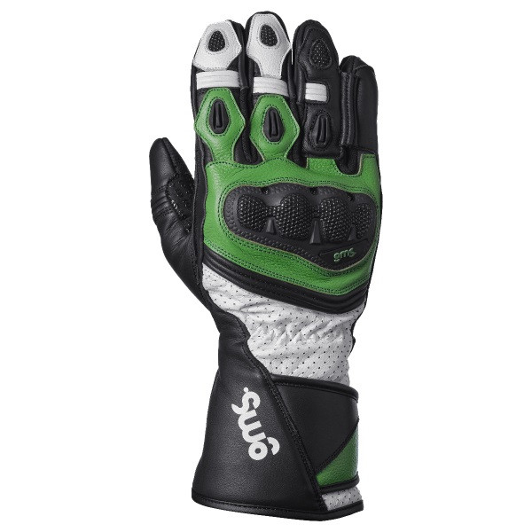 Rukavice GMS GR-1 SF ZG41000 black-white-green 2XL