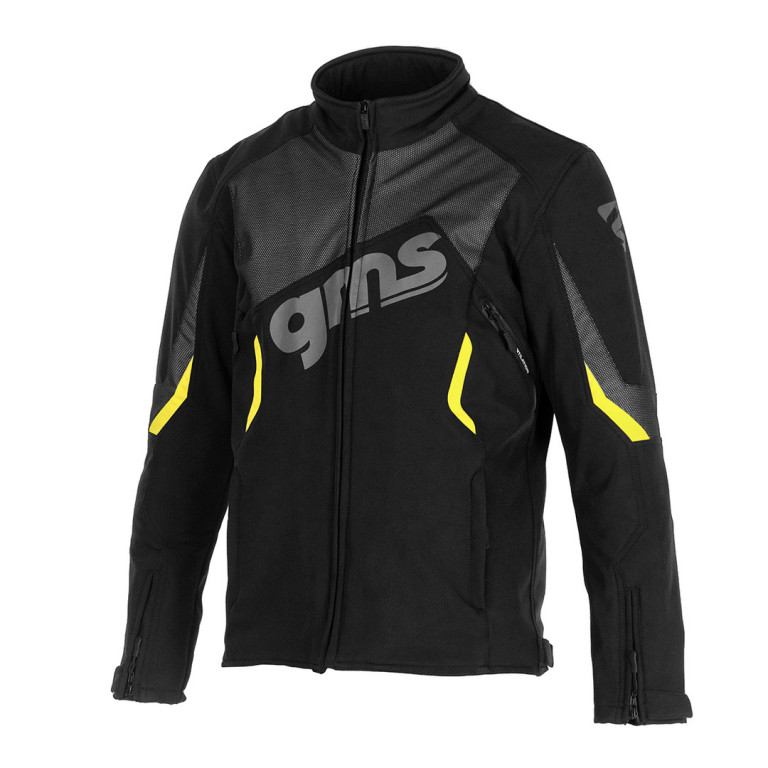 Softshell jacket GMS ARROW ZG51017 yellow-yellow-black XS