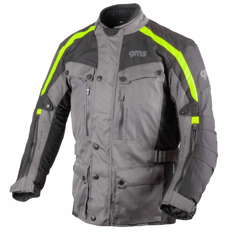 Jacket GMS TEMPER ZG55005 dark grey-yellow fluo 3XL