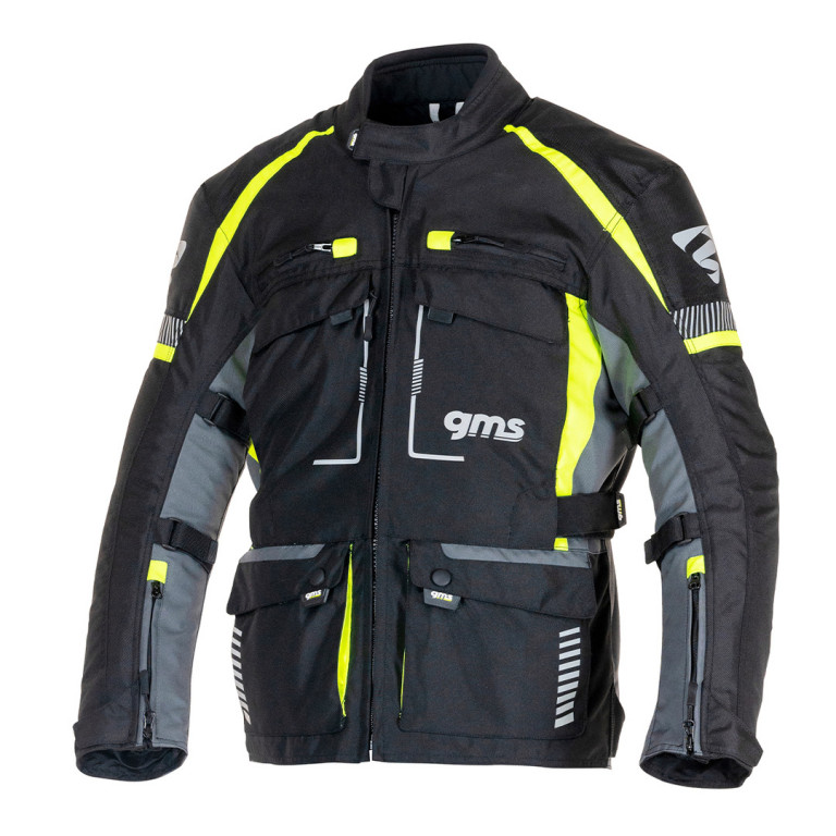 3in1 Tour jacket GMS EVEREST ZG55010 black-anthracite-yellow 4XL
