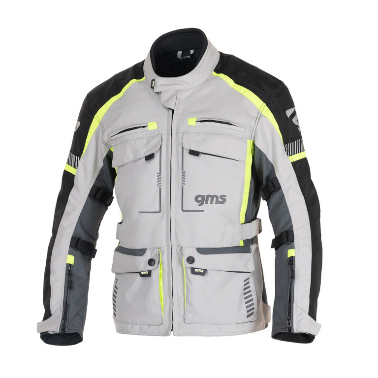 3in1 Tour jacket GMS EVEREST ZG55010 grey-black-yellow 6XL