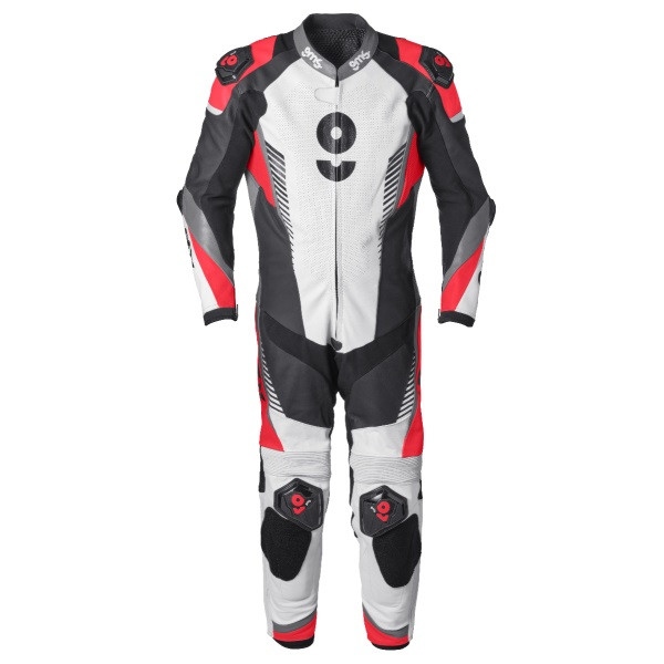 1 piece Leather Suit GMS GRC-1 ZG71000 black-white-red 48H