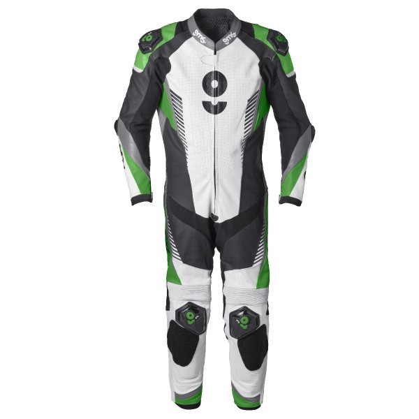 1 piece Leather Suit GMS GRC-1 ZG71000 black-white-green 48H