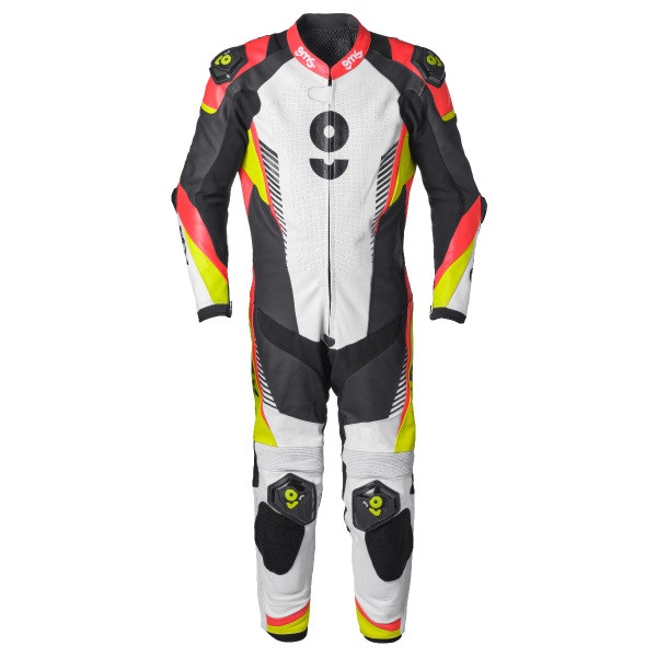 1 piece Leather Suit GMS GRC-1 ZG71000 black-yellow-red 48H