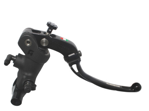 Radial brake master cylinder ACCOSSATO PC009 19 x 18 with folding lever,black